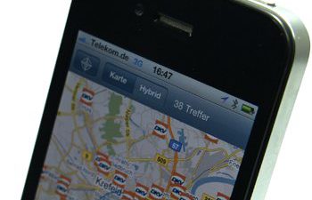 iPhone ZNAJDUJE STACJE DKV