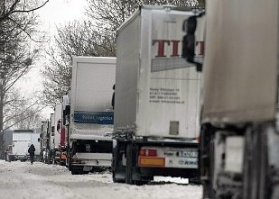 Estońscy przewoźnicy zastrajkowali