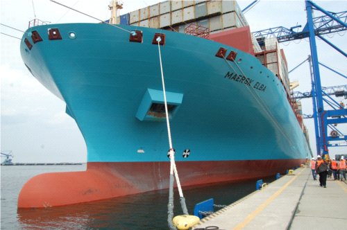 Maersk Elba w Gdańsku