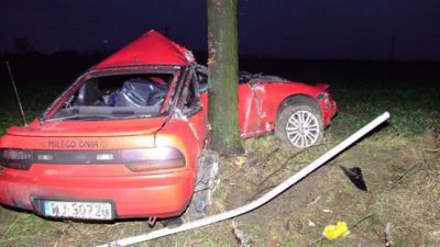 Porażające statystyki a wypadki po zmierzchu
