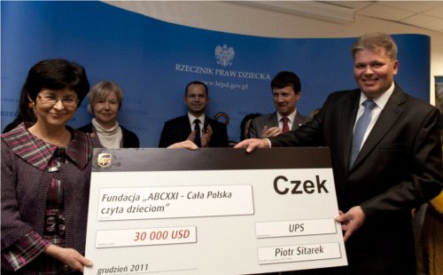 Fundacja UPS przekazuje granty