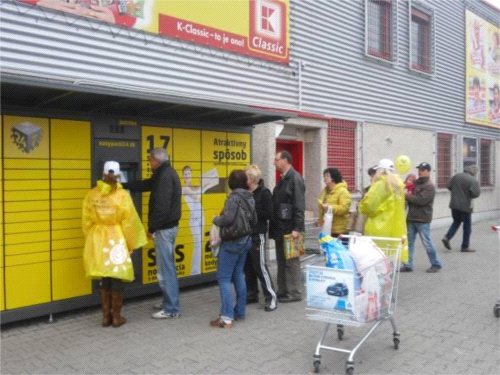 Paczkomaty na Słowacji w sieci Kaufland