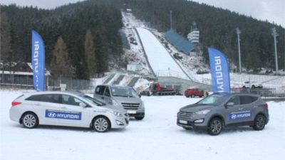Hyundaie pod skocznią
