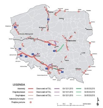 ViaTOLL: 1,5 mld zł wpływów z opłat za drogi