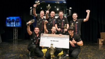 Australia zwycięża w konkursie Scania Top Team 2013
