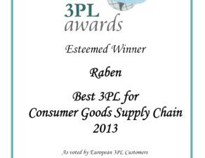 Grupa Raben uhonorowana dwiema nagrodami European 3PL
