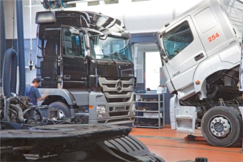 Nowa stacja pojazdów ciężarowych Mercedes-Benz w Będzinie