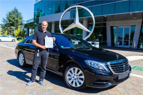 Testy autonomicznych Mercedesów w stanie Kalifornia