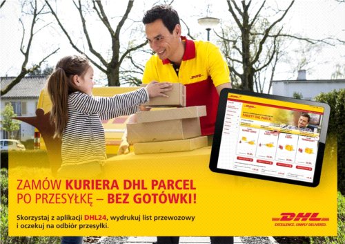 DHL Parcel – zamów i zapłać on-line