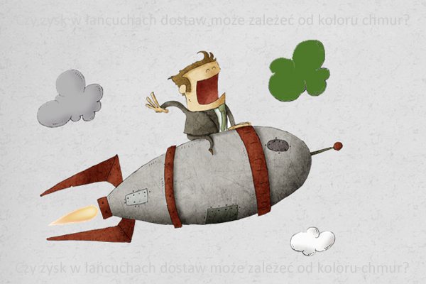 Czy zysk w łańcuchach dostaw może zależeć od koloru chmur?