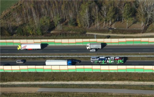 Zakaz wyprzedzania dla samochodów ciężarowych na A2