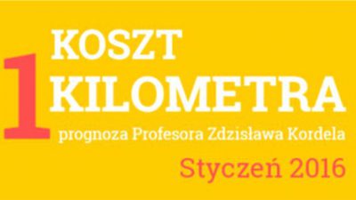 Prognoza kosztu jednego kilometra czyli  od czego zaczynamy 2016 rok?