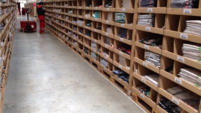 Regały kartonowe ID Logistics