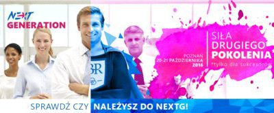 Kongres Next Generation – tylko dla sukcesorów firm rodzinnych