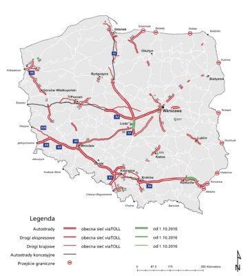 Od 1 października kolejne 148 km dróg w viaTOLL