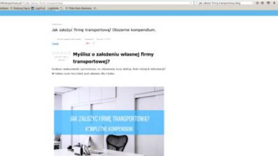 Jak założyć firmę transportową