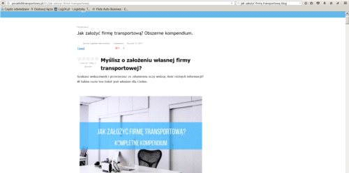 Jak założyć firmę transportową