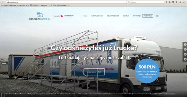 Śnieg i lód niestraszny dzięki odsnieztrucka.pl