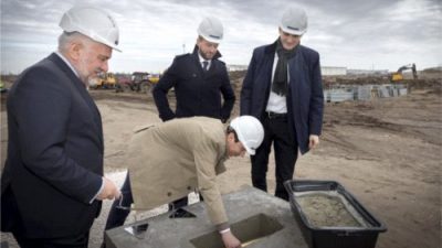 Wmurowany kamień węgielny pod nowy magazyn DSV Solutions