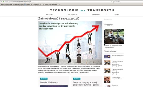 Nowa platforma dla firm transportowych
