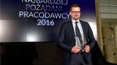 Fiege w gronie laureatów „Najbardziej pożądany pracodawca 2016”