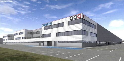 Corning Optical Communications w parku SEGRO w Strykowie z 82 000 mkw.