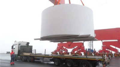 Gigantyczny transport Dachser z policyjną eskortą