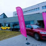 Podczas konferencji można było testować Audi. 