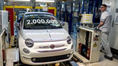 Dwumilionowy Fiat 500 wyjechał z zakładu FCA w Tychach