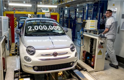 Dwumilionowy Fiat 500 wyjechał z zakładu FCA w Tychach