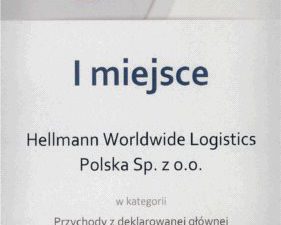 HWL Polska zdobywcą I nagrody