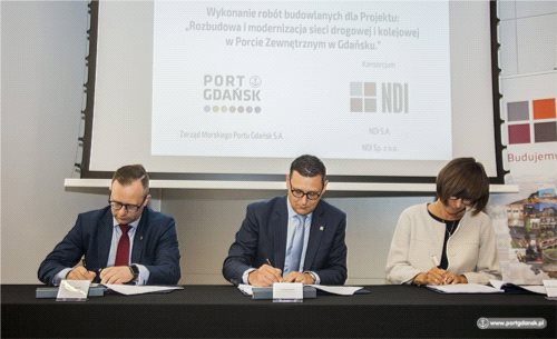 Port Gdańsk rozbuduje sieć drogową i kolejową