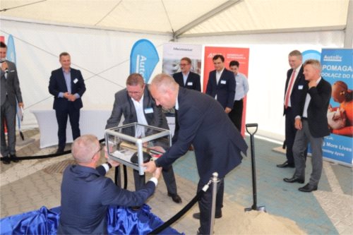 Kamień węgielny pod rozbudowę fabryki Autoliv wmurowany