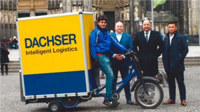 Elektryczne rowery Dachser w coraz większej liczbie miast