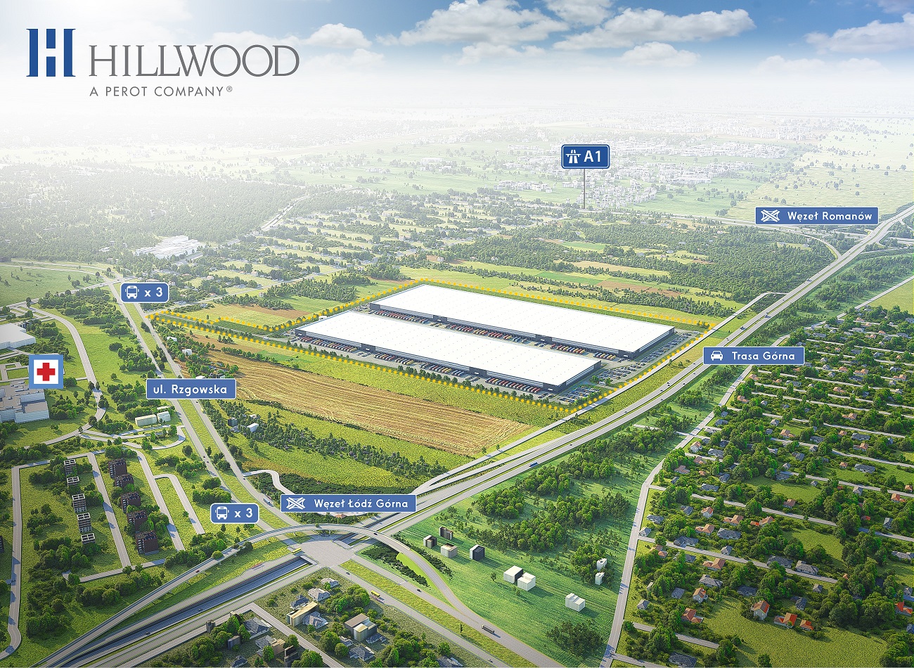 Hillwood Łódź Górna z pierwszym najemcą