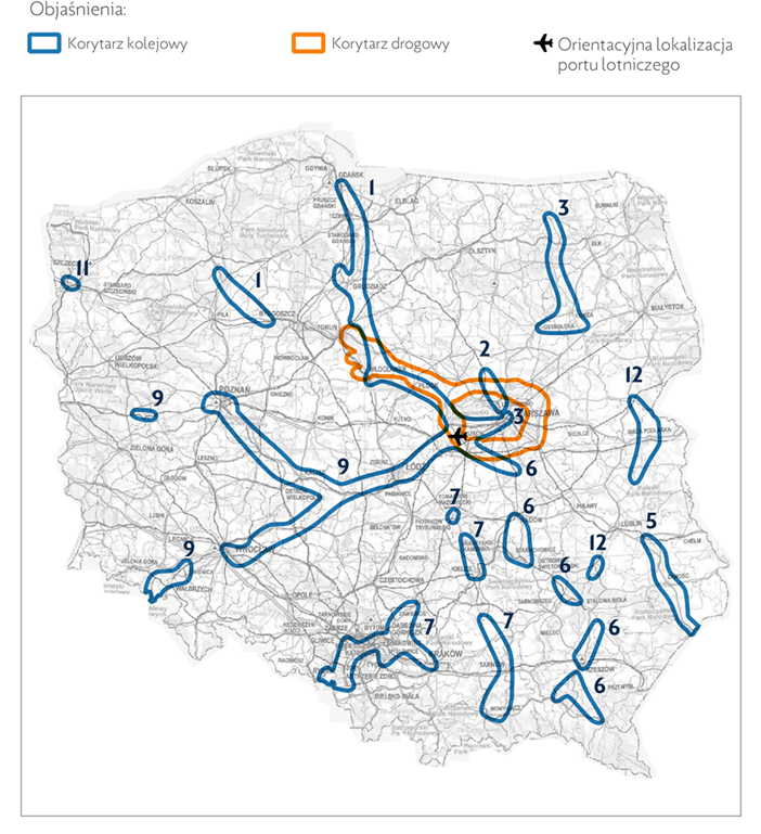 CPK: Nowe linie kolejowe