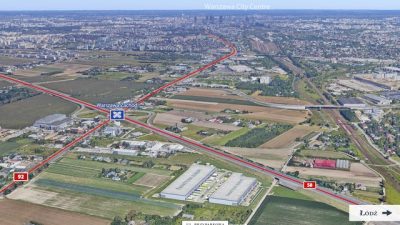 Warszawa z trzecim City Logistics Parks