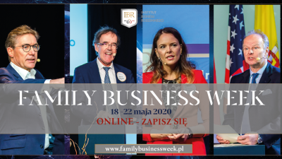 Family Business Week – dylematy rodzin biznesowych podczas pandemii Covid-19