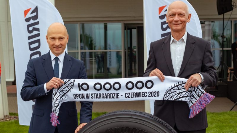 10 milionów opon z Bridgestone Stargard
