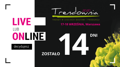 15. Trendownia już  za dwa tygodnie