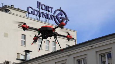 Dron zwiększy bezpieczeństwo w Porcie Gdynia