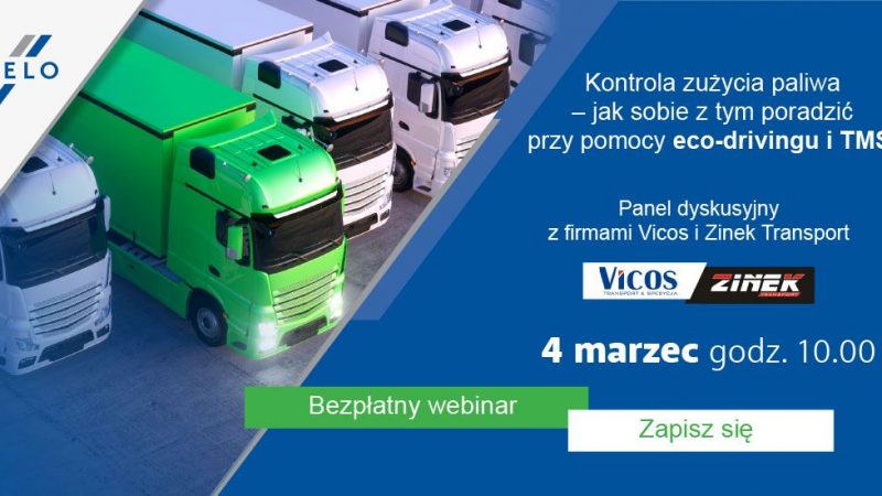 Kontrola zużycia paliwa przez ekojazdę i TMS. Debata z Vicos i Zinek transport