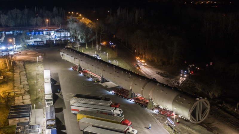 Najważniejszy element kompleksu Polimery Police już na miejscu