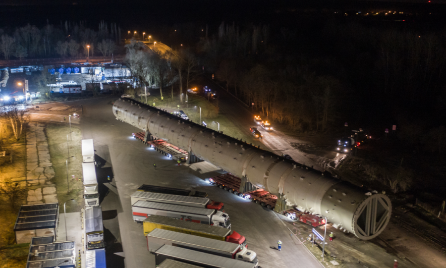 Najważniejszy element kompleksu Polimery Police już na miejscu
