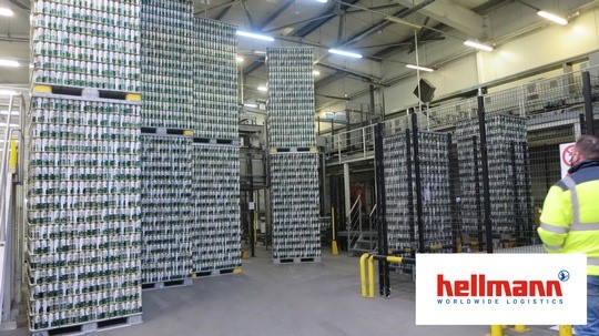 Hellmann Worldwide Logistics we współpracy in-house logistics  z Grupą Żywiec