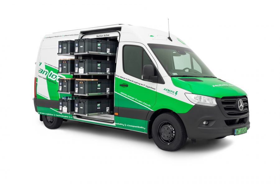 Pojemniki plastikowe Utz dla transportu w logistyce miejskiej