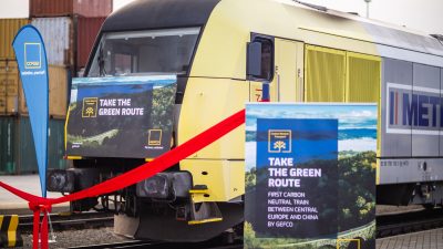 Pierwszy zeroemisyjny pociąg GEFCO na Nowym Jedwabnym Szlaku