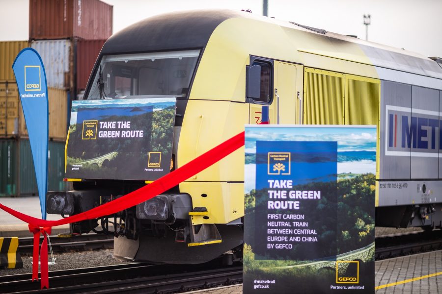 Pierwszy zeroemisyjny pociąg GEFCO na Nowym Jedwabnym Szlaku