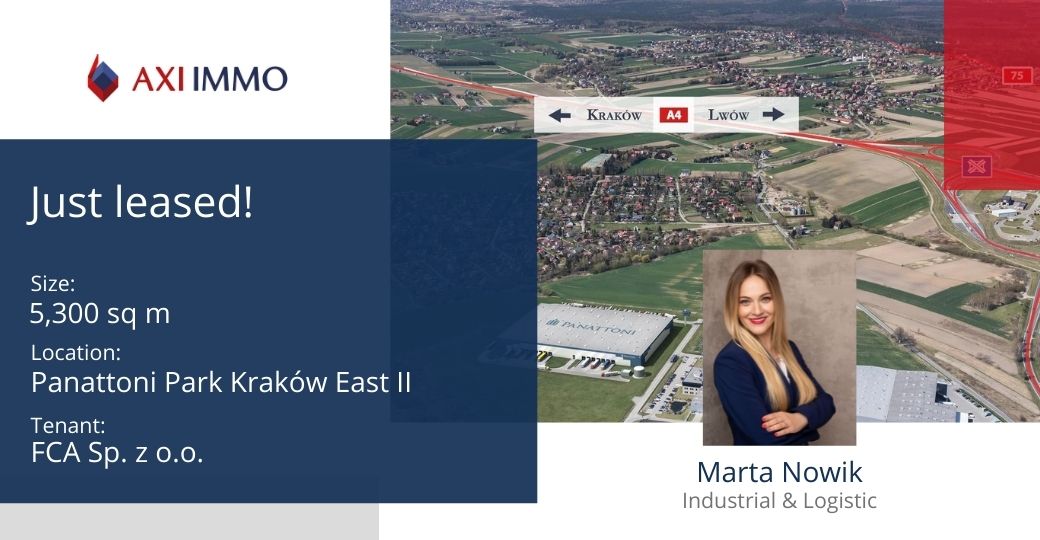 FCA konsoliduje działalność w Panattoni Park Kraków East II