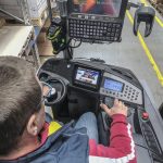 Kabina wózka wysokiego składowania STILL FM-X w EcorNaturaSì